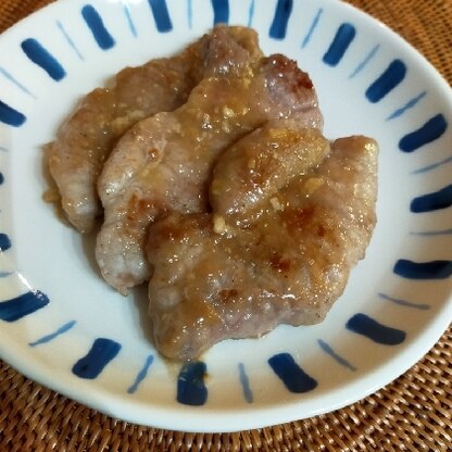 いつもと違った豚肉の食べ方。美味しくて完食です。夕食に。